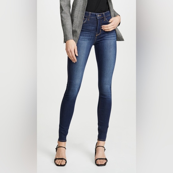 105 L'AGENCE Marguerite Skinny Jeans Raw Hem - Picture 1 of 4
